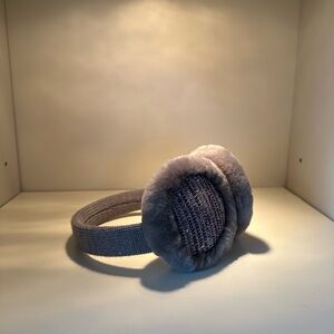 UGG Earmuffs - Gray with purple accent in middle